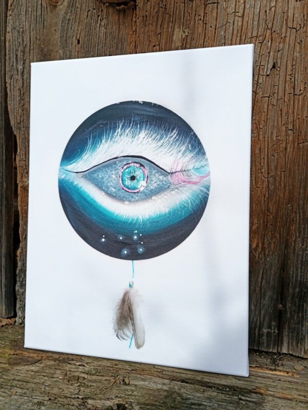 14. VHLED - boží otisk obrazu- posílení intuice, REPRODUKCE 30x40cm